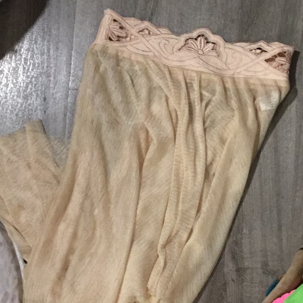 FREE PEOPLE SHEER ASYMMETRICAL SKIRT